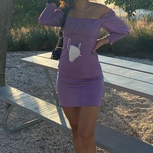 H&M purple lavander dress